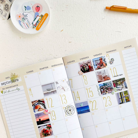 Agenda Creativa Mes Vista Sunset