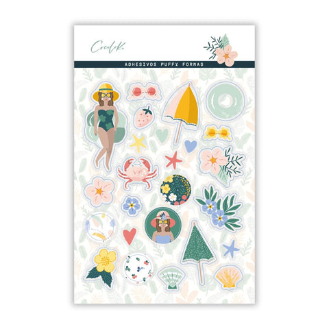 Pack COPACABANA Special Edition (Papeles, Puffy, Die Cuts, Stickers)