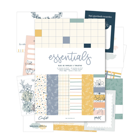 Bloc de Tarjetas Pocket 6x8" ESP essentials