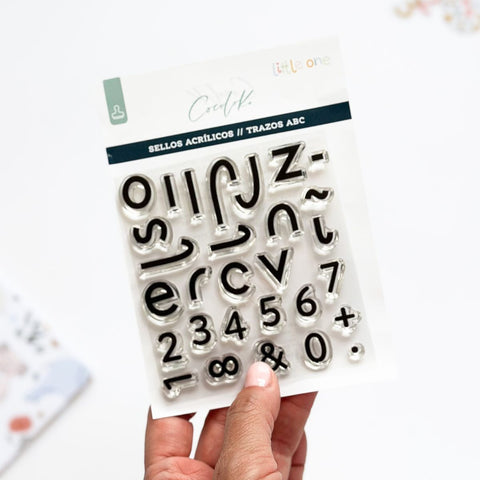Sellos de Scrapbooking TRAZOS ABC Little One