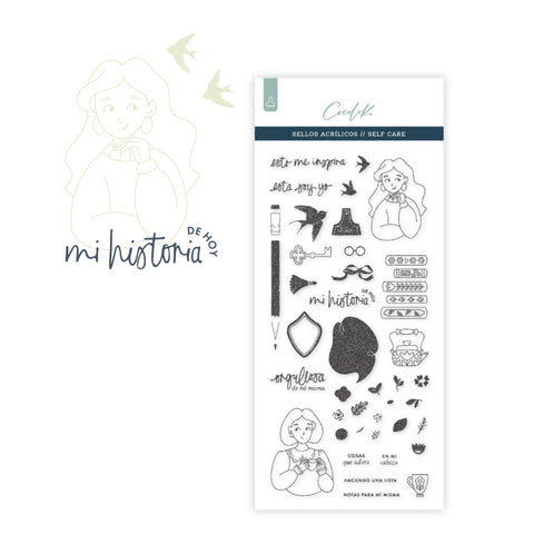 Segells de Scrapbooking SELF·CARE - català