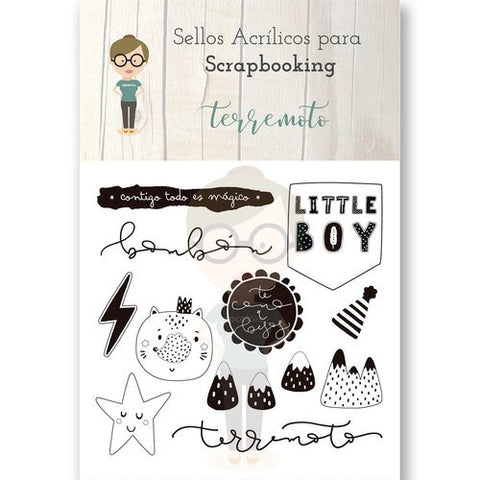 Sellos de Scrapbooking Terremoto