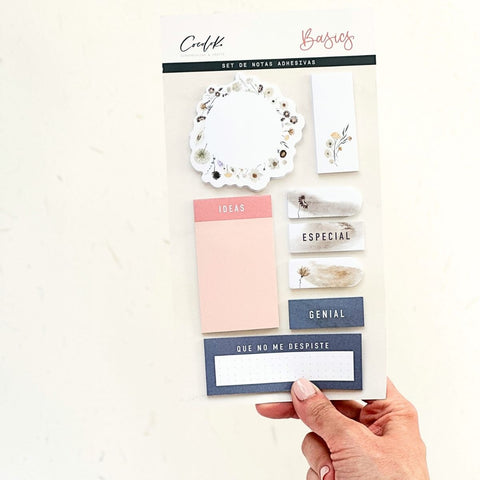 Set Notes Adhesives PEONY