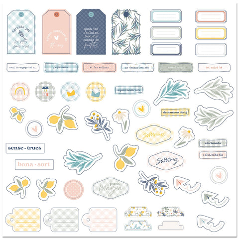 Set de Die Cuts Palabras Picnic