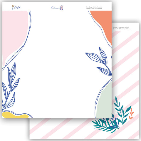 Papeles de Scrapbooking 12x12" a 1 Cara Bikini