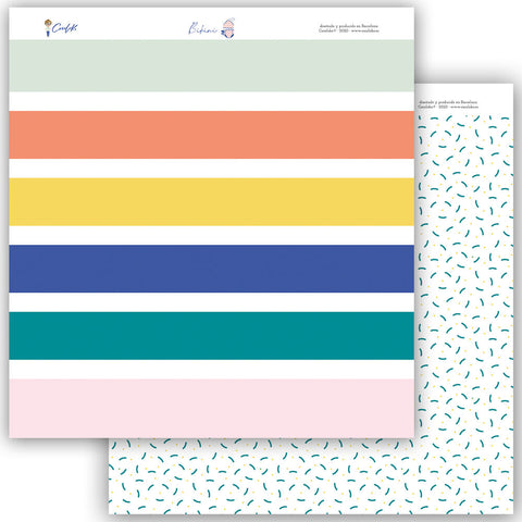 Papeles de Scrapbooking 12x12" a 1 Cara Bikini