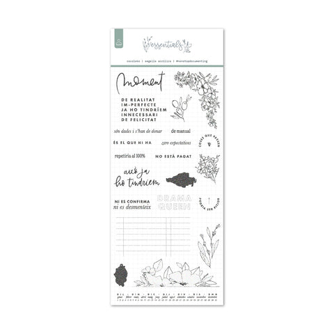 Sellos de Scrapbooking 10x21cm essentials CAT