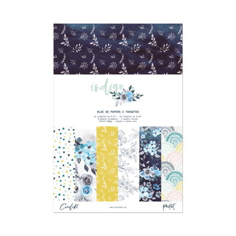 Bloc de Papeles y Tarjetas 6*8 INDIGO