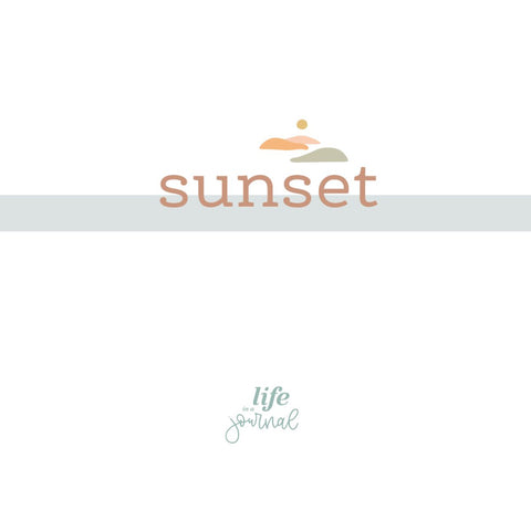 Kit Life in a Journal SUNSET · Trimestre #4 2024