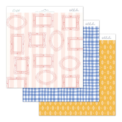 Bloc de 24 papeles 12"x12" OHLALA