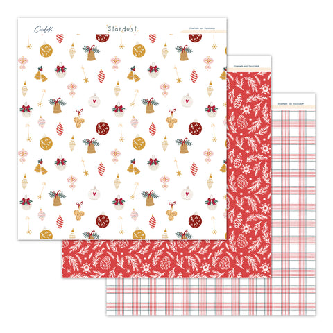 Bloc de 24 papeles 12"x12" Stardust