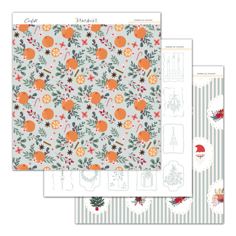 Bloc de 24 papeles 12"x12" Stardust