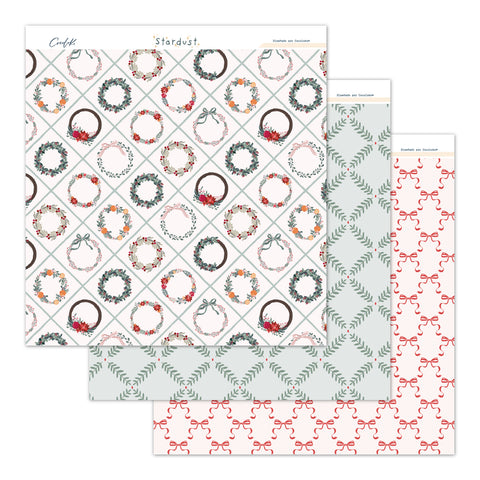 Bloc de 24 papeles 12"x12" Stardust