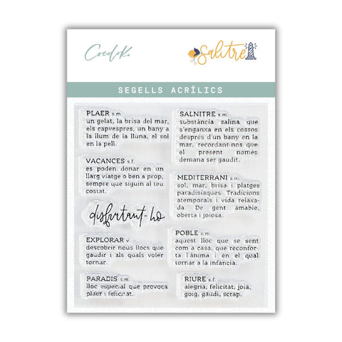 Saltpeter - Scrapbooking Stamps Definitions CAT