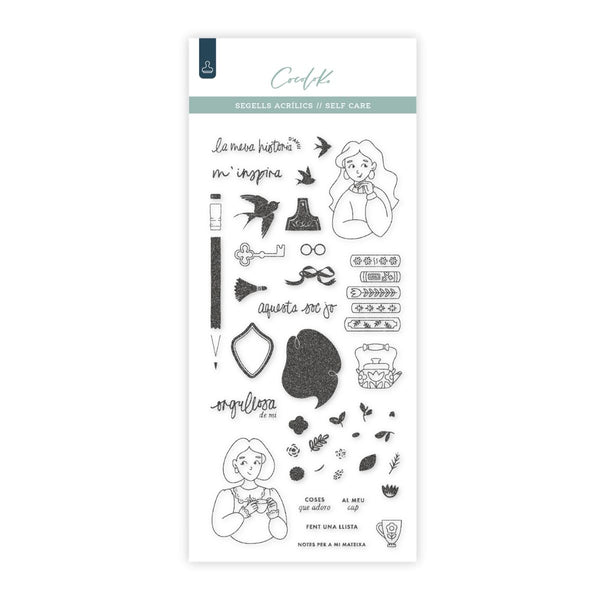 Sellos de Scrapbooking Self·Care - català