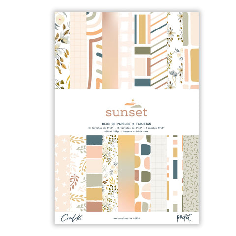 Bloc de Tarjetas SUNSET