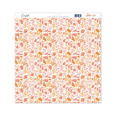 Vellum 12x12 a una cara Golden Days WILD