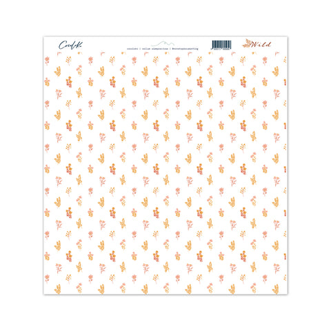 Vellum 12x12 a una cara Siemprevivas WILD