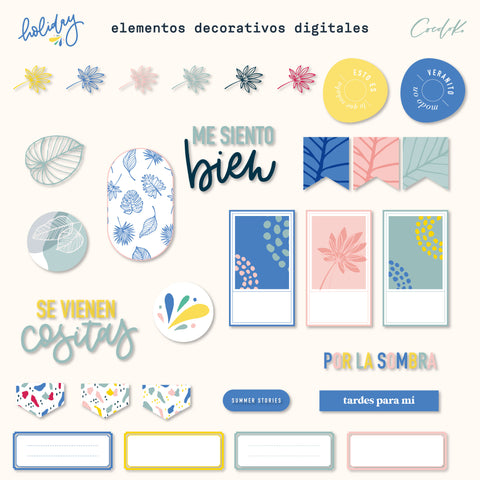 Holiday Digital Elements Pack 