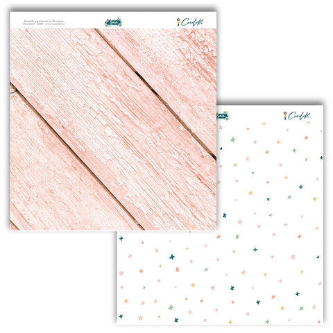 Scrapbooking papers 12x12" 1 sided Gaia